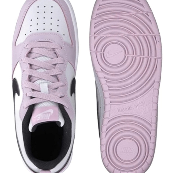 Nike Court Borough Low 2 'Photon Dust Off Noir - Picture 10 of 12